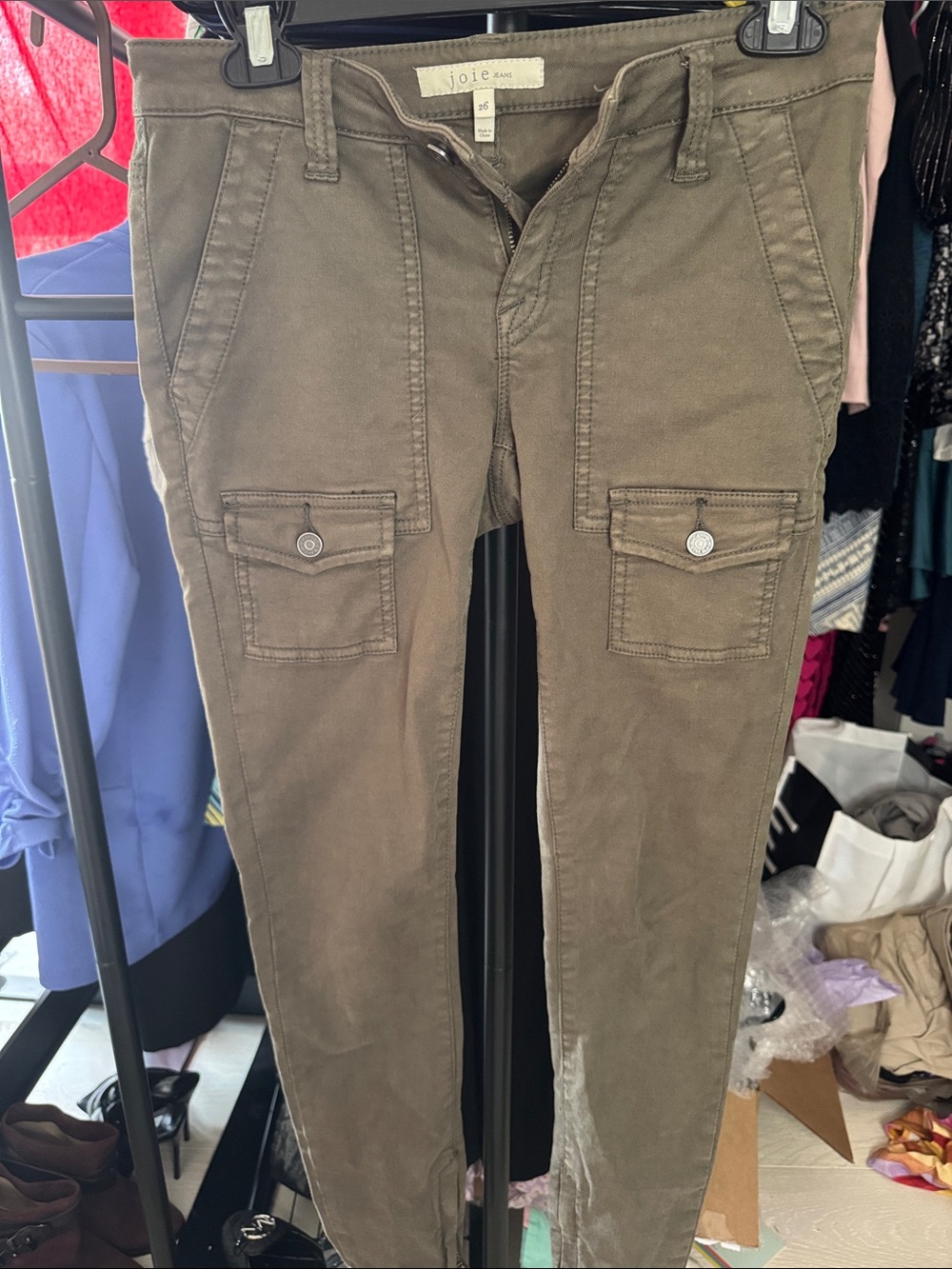 Joie So Real Skinny Cargo Jeans